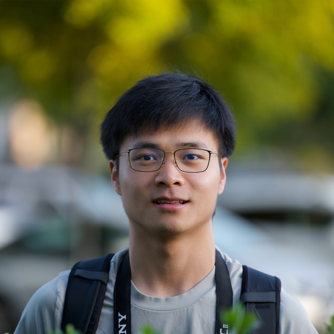 Portrait of Yidong Zhou outdoors